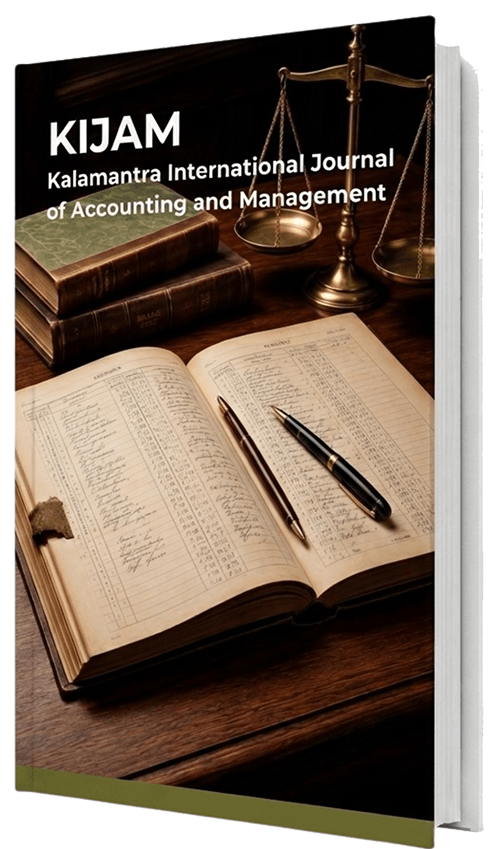 Cover Kalamantra International Journal of Accounting and Management 